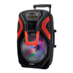 COBY Red Thunder Party Trolley 15" · 60W RMS